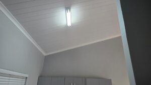 house, lights, wire and structure