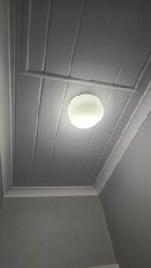 house, lights, wire and structure